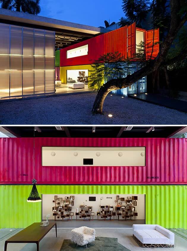 Een kleurrijke woning in Sao Paulo