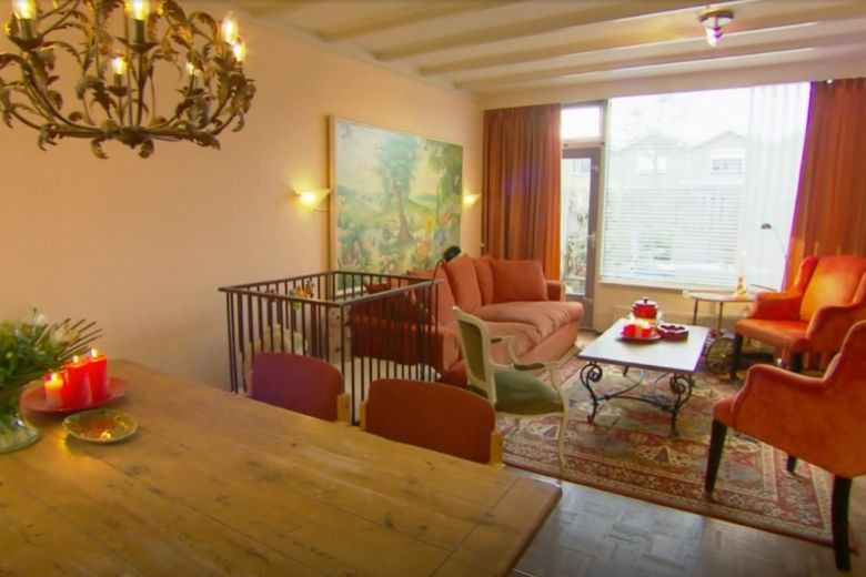 Paleis voor een prikkie oranje interieur 