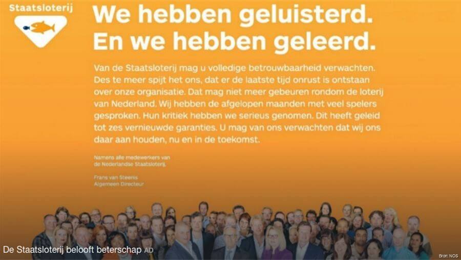 Bizar dit: je krijgt van de Staatsloterij tegenwoordig geld als je verloren hebt! Dit moet je zien!