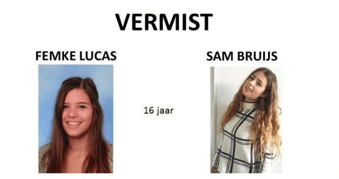 Wat een drama...De familie van vermiste Femke en Sam (16) staat voor een raadsel!