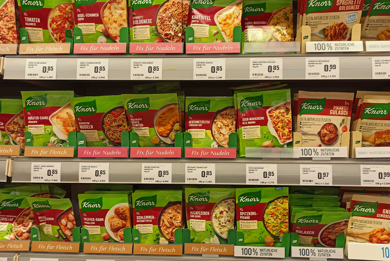 Recepten van Knorr en Conimex steeds vaker vegetarisch
