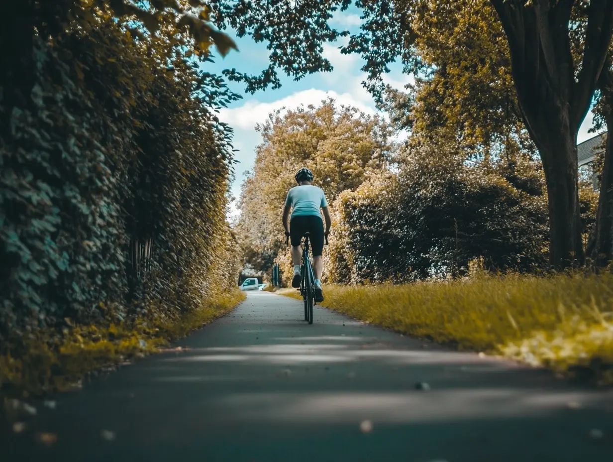 Een gepensioneerde was het zat dat fietsers door zijn tuin reden, dus ontwierp hij de perfecte valstrik