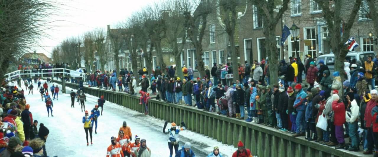 Hier worden wij niet vrolijk van: de kans dat er ooit nog een Elfstedentocht plaatsvindt neemt elk jaar af....