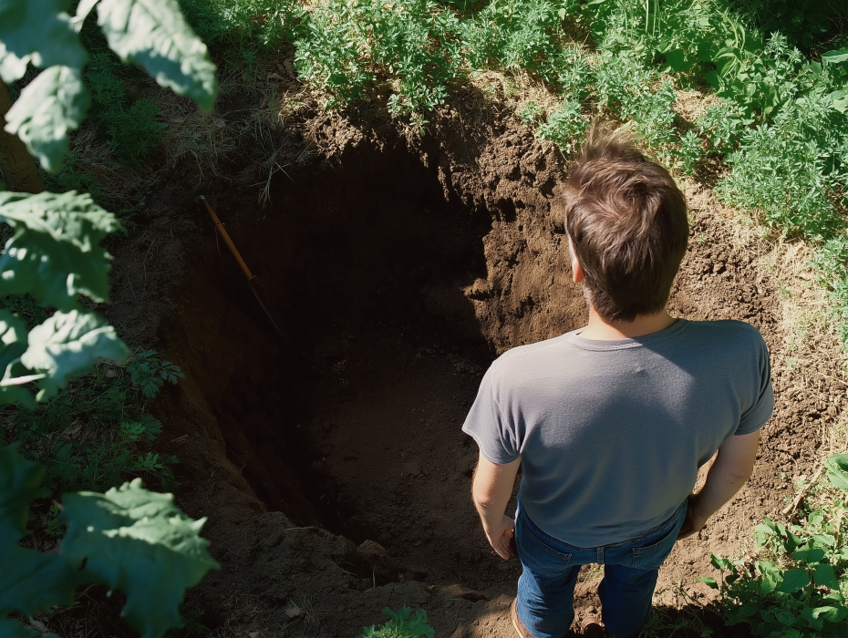 Man erft een landgoed - wat hij vindt begraven in de achtertuin verbaast hem!
