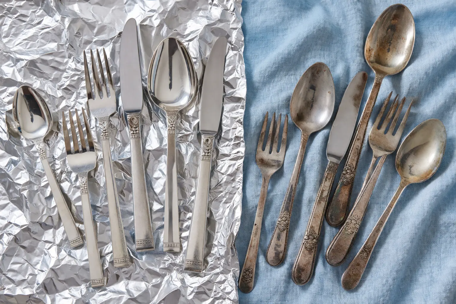 De 5-minuten truc van aluminiumfolie die besmeurd zilverwerk weer laat glanzen