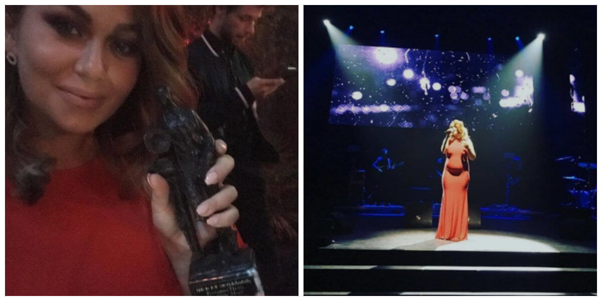 Wauw! Zwangere Roxeanne wint deze fantastische prijs