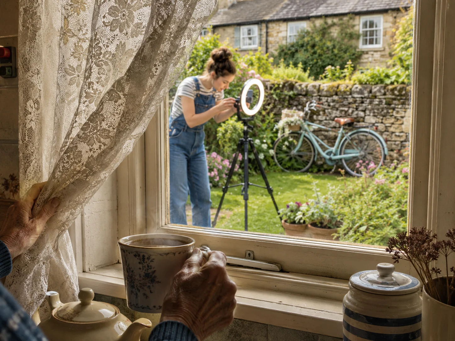 Kijk hoe deze oma influencers uitschakelt die haar huis zonder haar toestemming als achtergrond gebruiken..