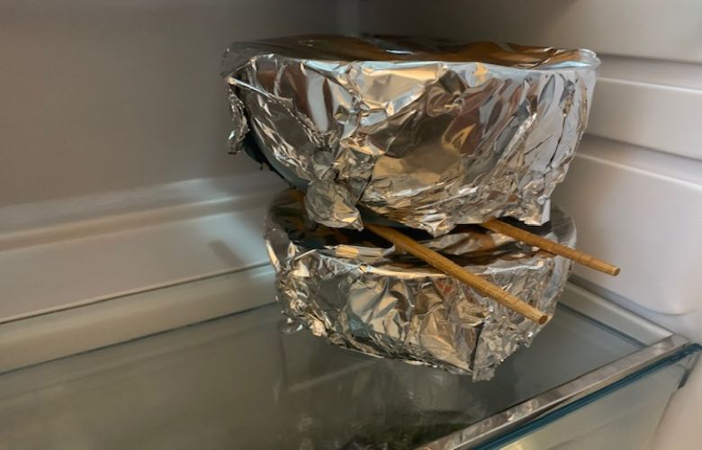 koelkast ruimte eetstokjes