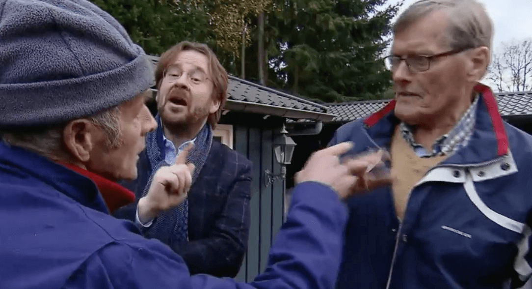 Veel commotie gisteren om 'wraakactie' van buurman in 'De Rijdende Rechter'