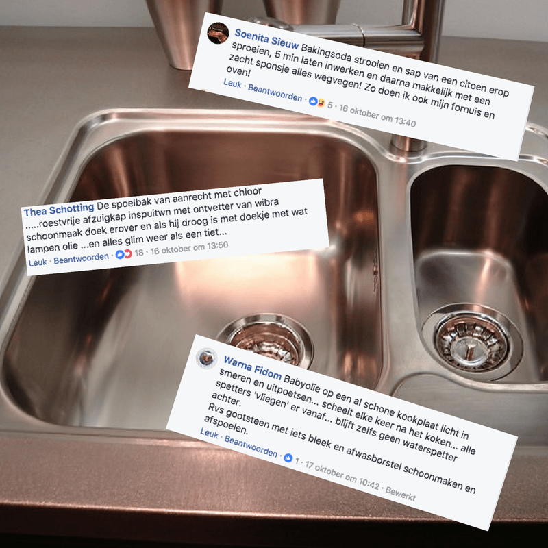 Dit waren jullie allerbeste tips om RVS blinkend schoon te krijgen en te houden!