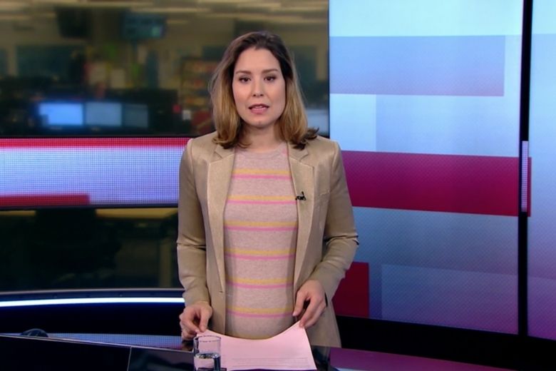 Amber Brantsen moet journaaluitzending afbreken vanwege misselijkheid