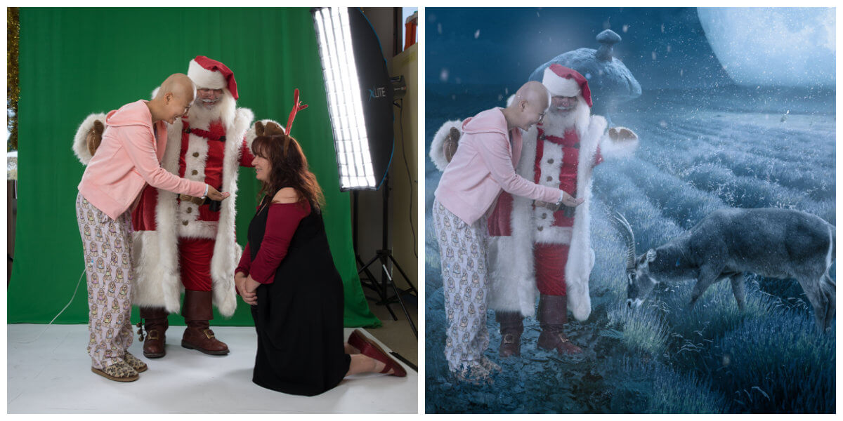 Deze Australische fotografe zorgt ervoor dat zieke kinderen alsnog een magische kerst hebben... Prachtig!