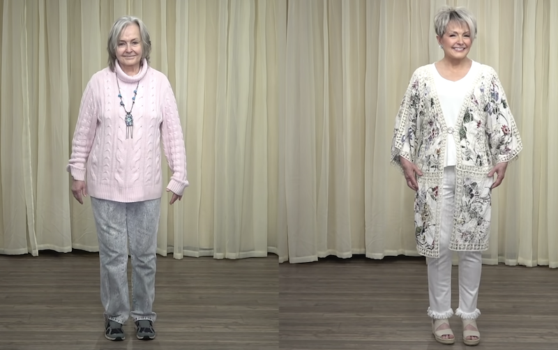 tachtigjarige vrouw makeover