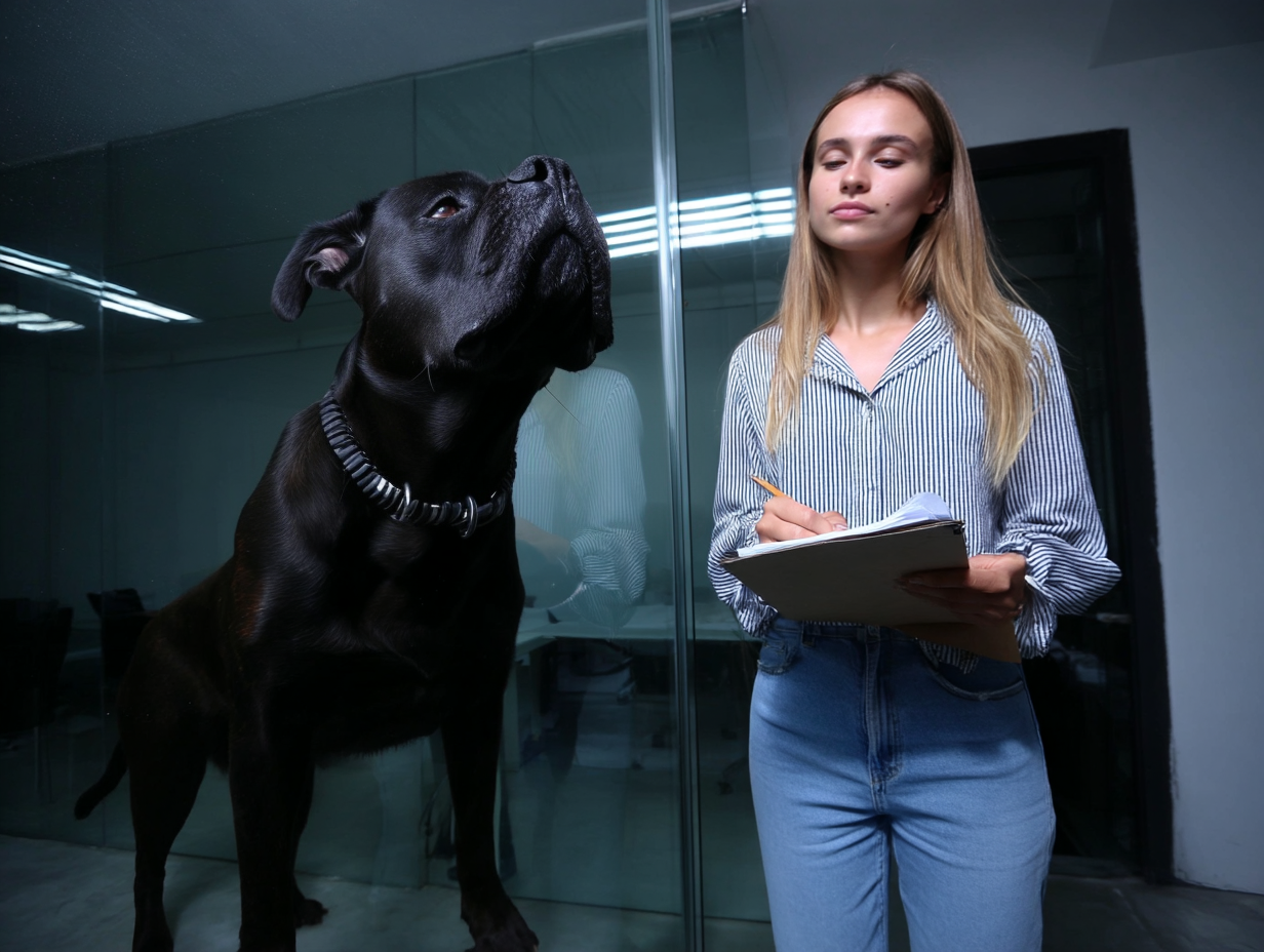 Een miljardair verwedt een miljoen dollar dat niemand zijn hond kan kalmeren - een dakloos jong meisje (19) bewijst zijn ongelijk