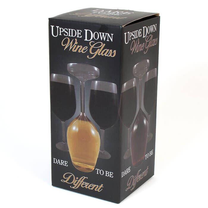 Upside Down Wine Glass
