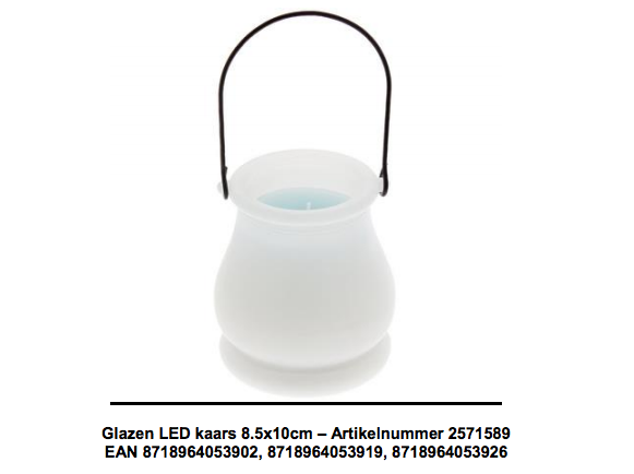 Action terugroep product