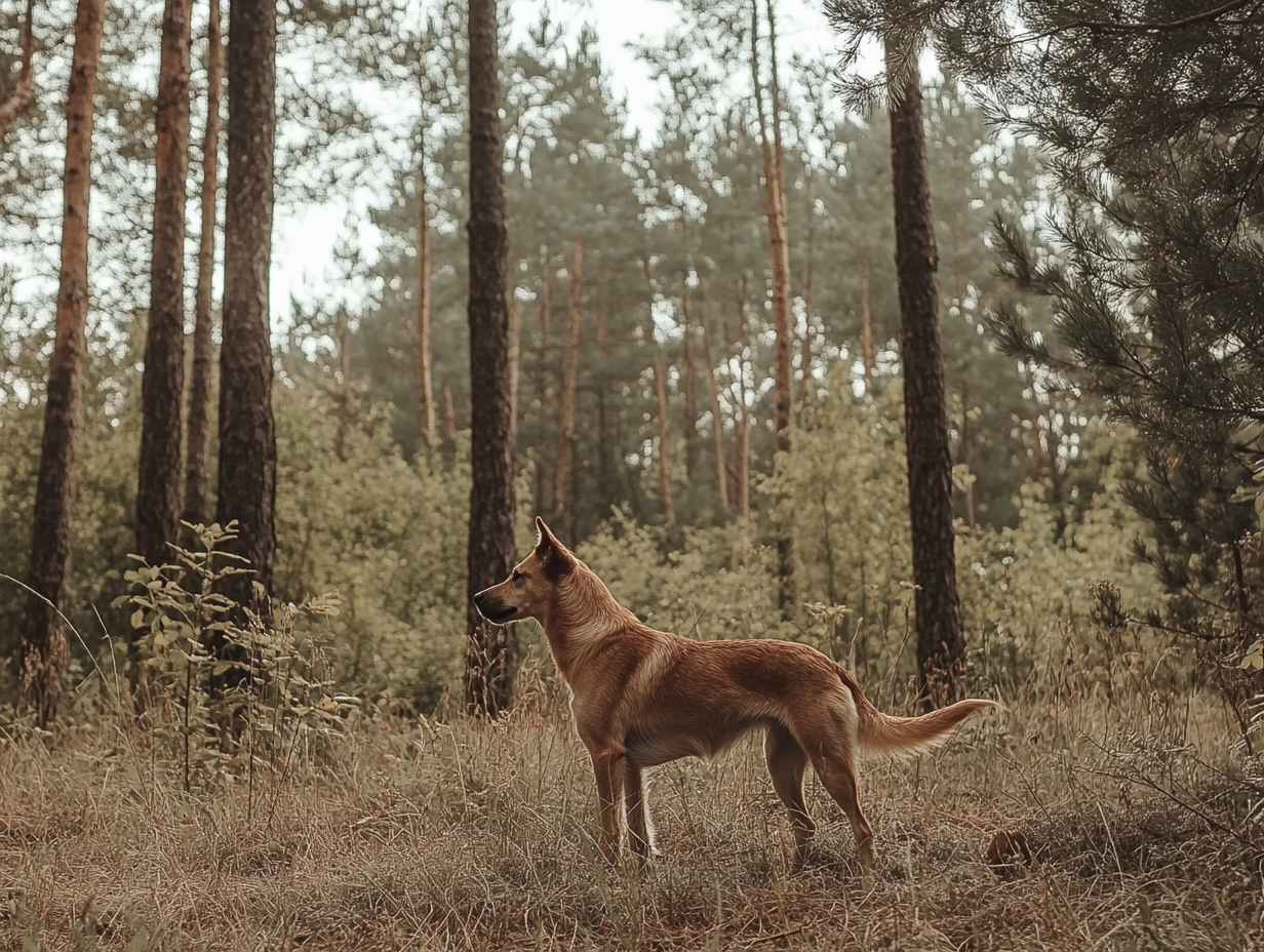 Jongen ontdekt 14 honden rond een boom, agent lost het mysterie op