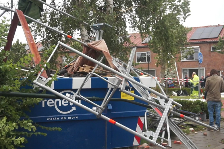 Dode en gewonden door windhoos boven Zierikzee