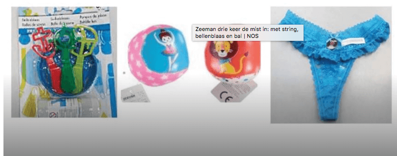 Zeeman roept DEZE drie artikelen terug omdat ze niet veilig zijn! Help mee waarschuwen en deel dit bericht!