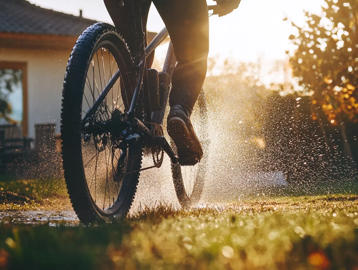 Een gepensioneerde was het zat dat fietsers door zijn tuin reden, dus ontwierp hij de perfecte valstrik