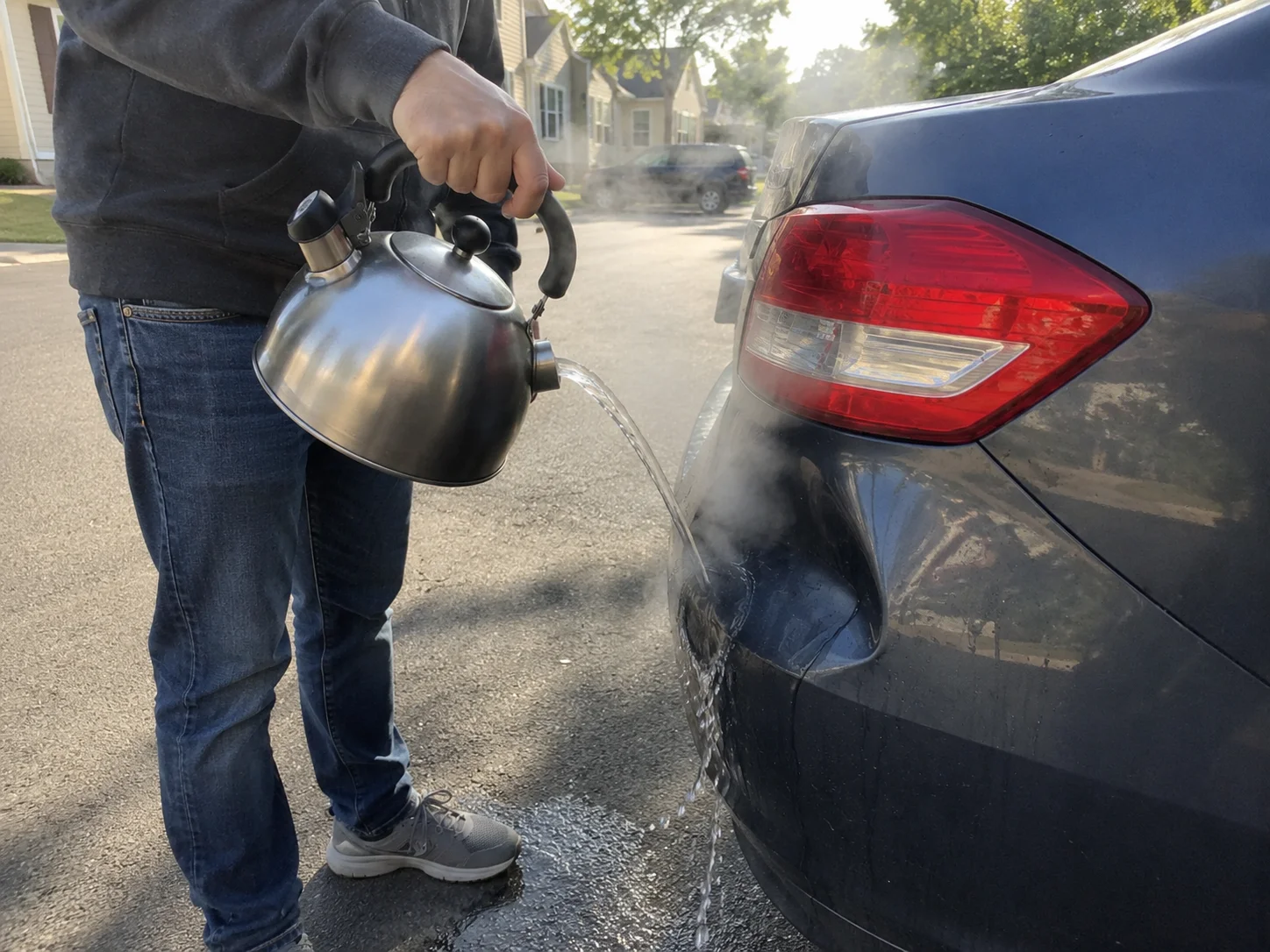 Deze truc met kokend water wist autodeuken als bij toverslag - zie hoe je geld en moeite kunt besparen
