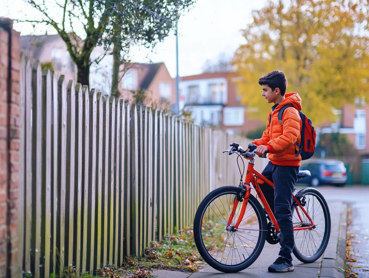 Een gepensioneerde was het zat dat fietsers door zijn tuin reden, dus ontwierp hij de perfecte valstrik