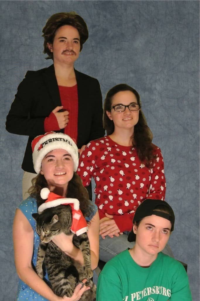 Vreemde kerstkaart 8