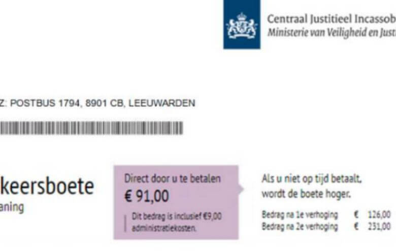 Pas op: politie waarschuwt voor een extreem echt lijkende nepboete