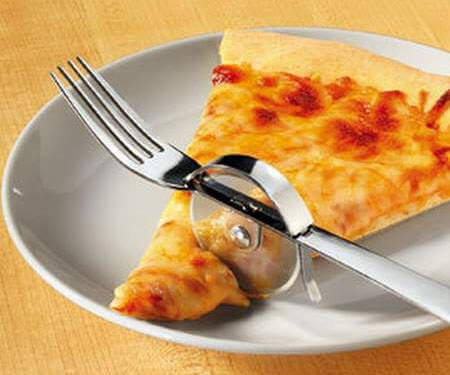 Een pizza snijvork