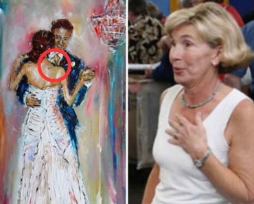 Vrouw ontdekt 50 jaar oud geheim van echtgenoot verborgen onder de verflaag van een schilderij!