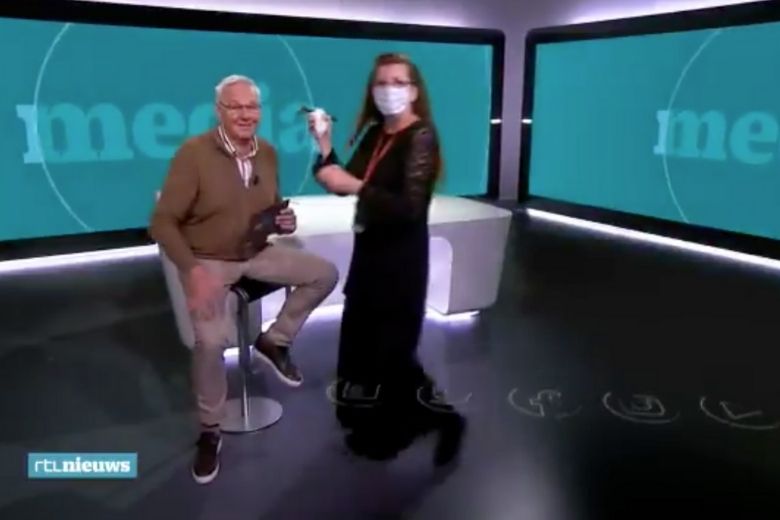 Oeps! Visagiste maakt blunder tijdens live-uitzending RTL Ontbijtnieuws