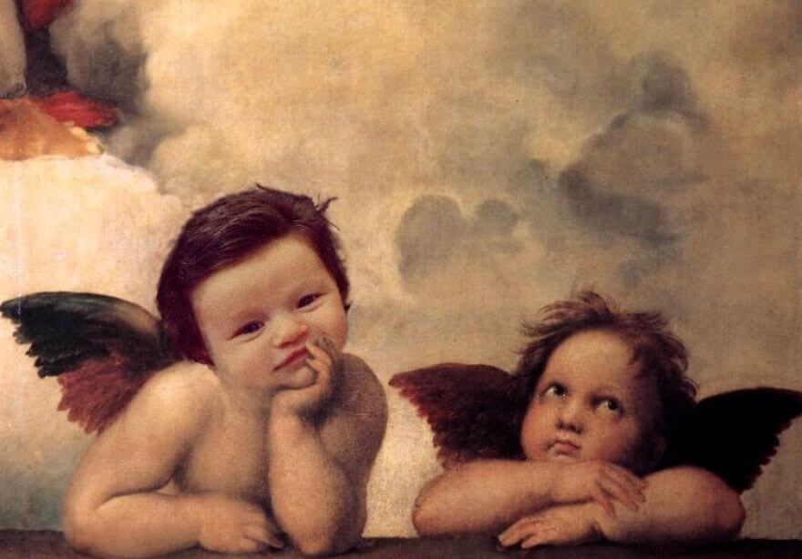 Ongelofelijk, moet je eens kijken naar het haar van deze baby. Dit is super leuk!