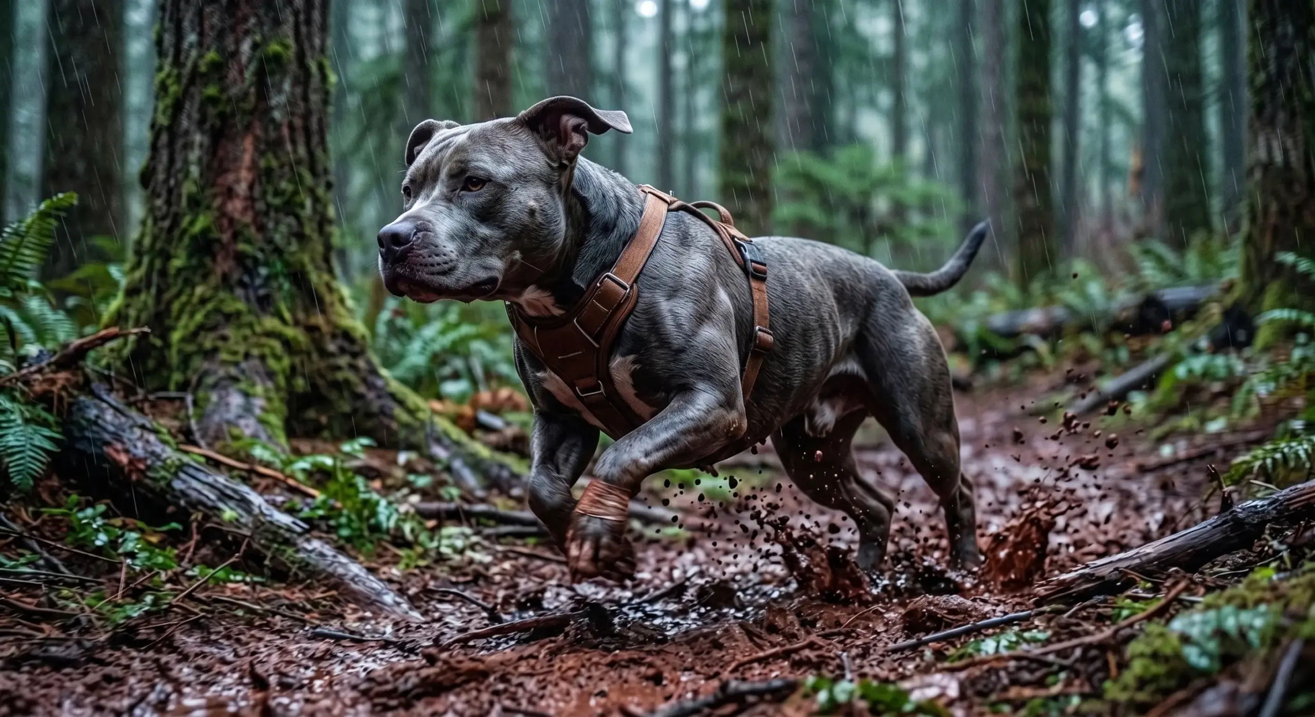 Het personeel verstijft van schrik wanneer een pitbull het ziekenhuis binnenloopt met dit in zijn bek…