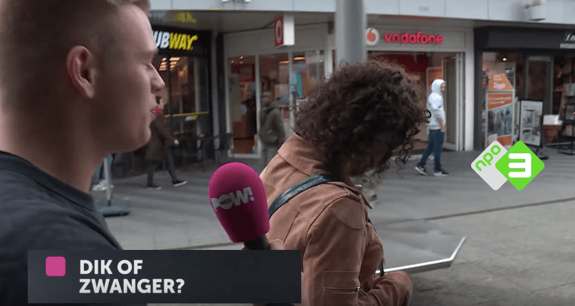 PowNed-presentator aangevallen op straat om 'dik of zwanger'-vraag. Terecht of niet?