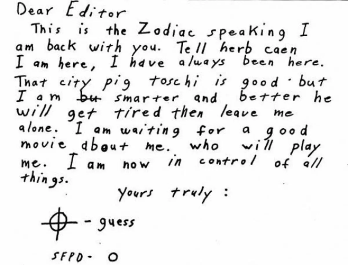 Het Zodiac Killer Mysterie: Heeft een nieuwe verdachte eindelijk alles veranderd?