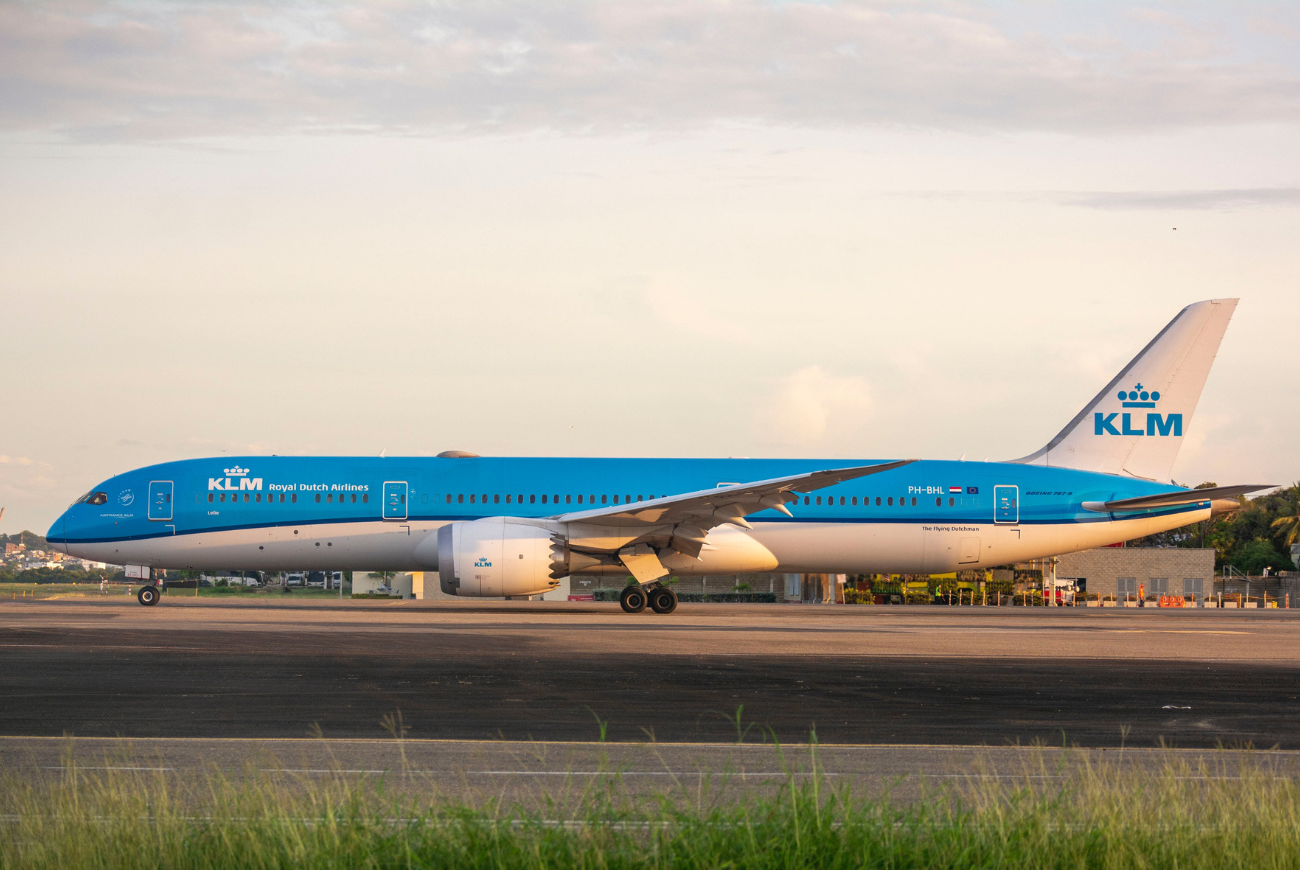 KLM schrapt vanaf begin middag alle vluchten door aankomende storm