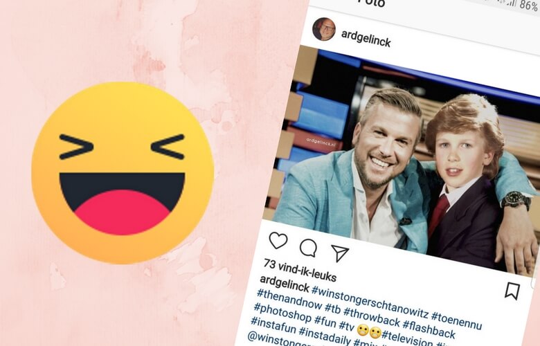 Geweldig: deze Instagrammer photoshopt BN'ers naast hun vroegere zelf!