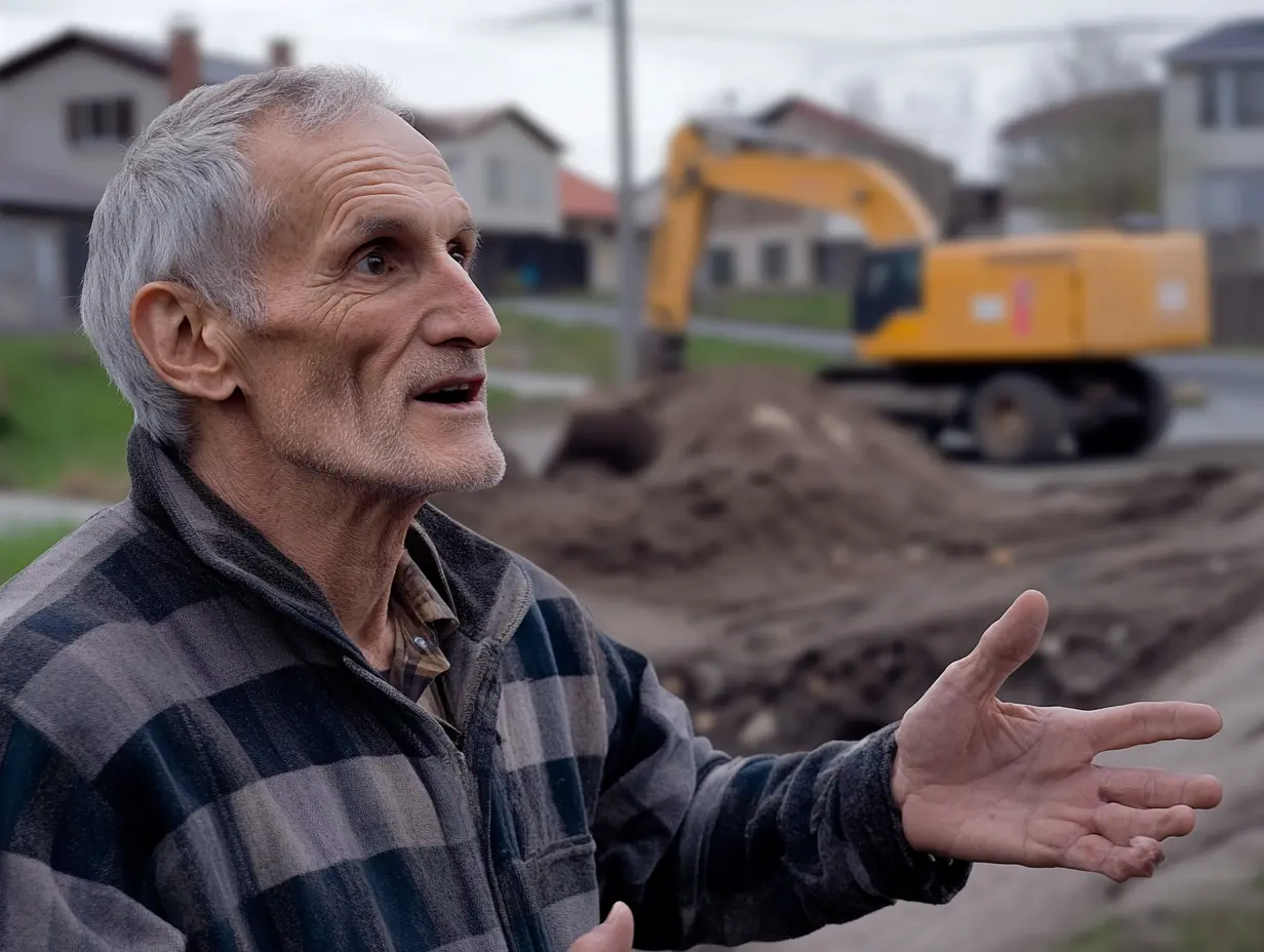 Een gepensioneerde was het zat dat fietsers door zijn tuin reden, dus ontwierp hij de perfecte valstrik