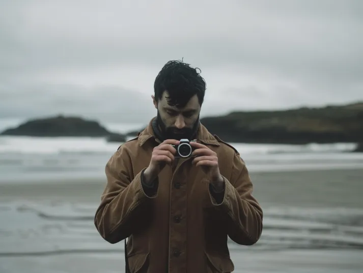 Man fotografeert zwangere vrouw maar ziet iets verrassends op de achtergrond