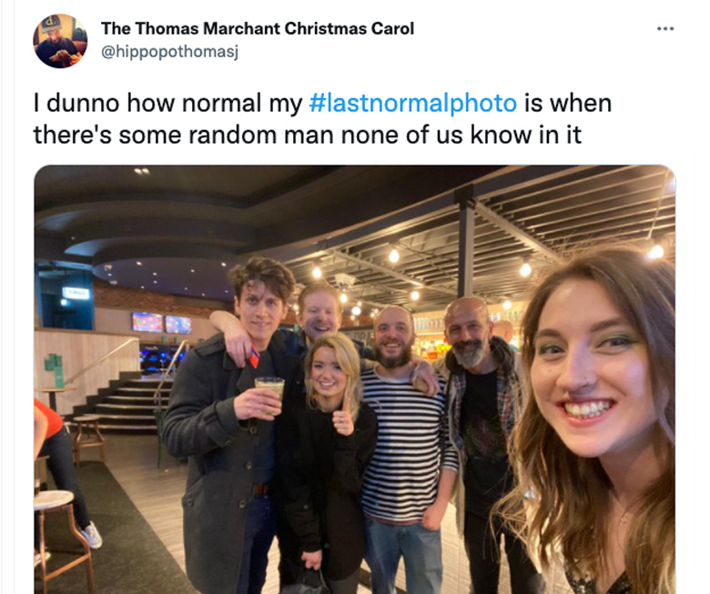 Twitteraars delen hun 'laatste normale foto' van voor de pandemie