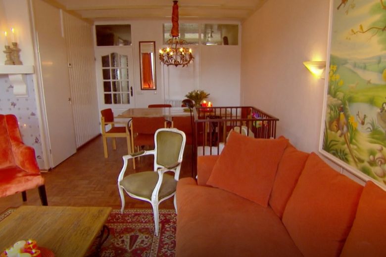 Paleis voor een prikkie oranje interieur 