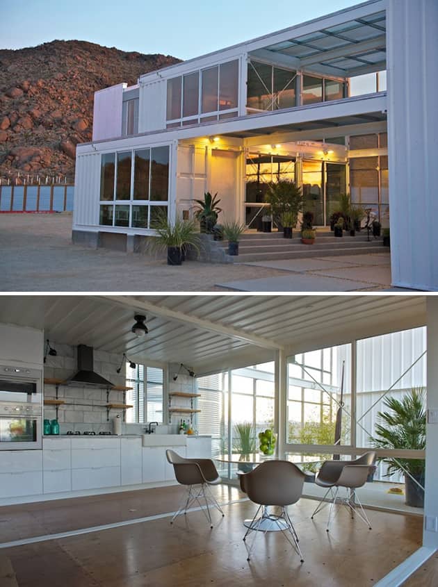 Een Mojave strandhuis