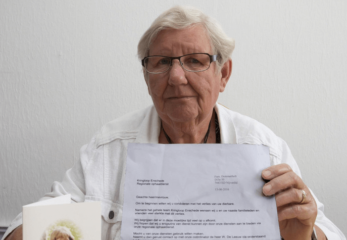 Annie (83) komt te overlijden en wat de kringloopwinkel een week later doet kan echt niet. Wat respectloos!