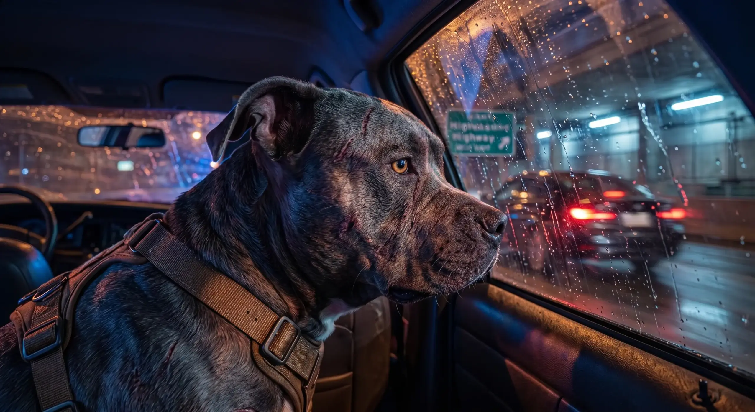 Het personeel verstijft van schrik wanneer een pitbull het ziekenhuis binnenloopt met dit in zijn bek…
