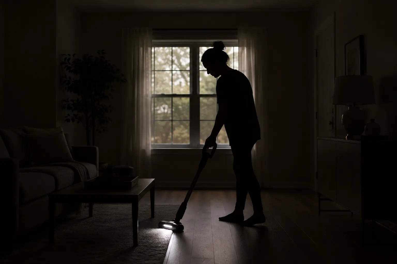 Dit is waarom je zou moeten schoonmaken met de lichten uit - het verschil is verrassend