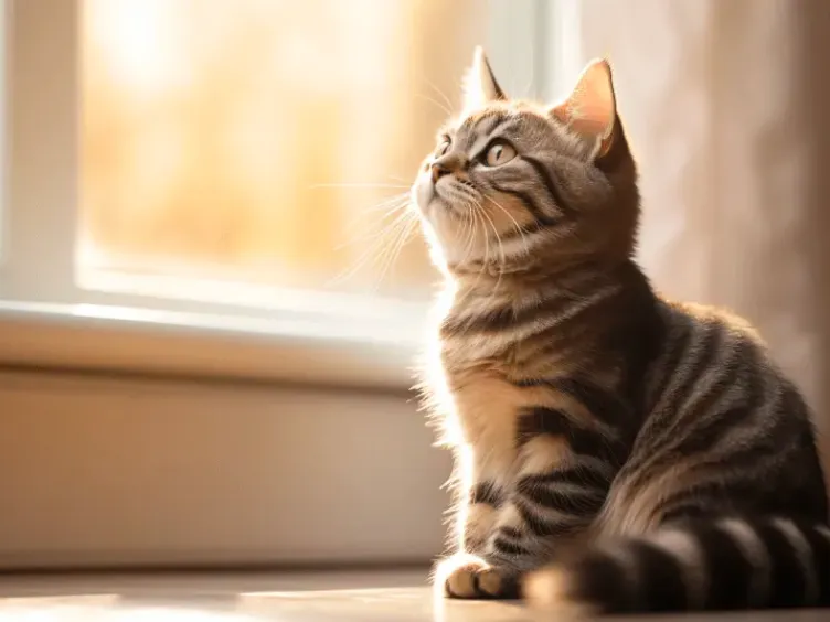Kat bewaakt baby elke nacht - als ouders het zien, barsten ze in tranen uit