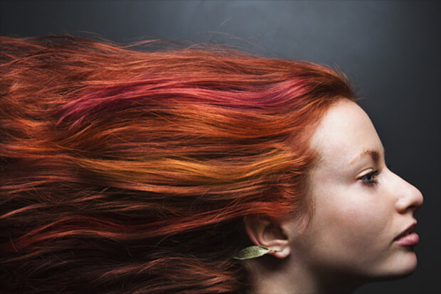 Verfresten in je haar