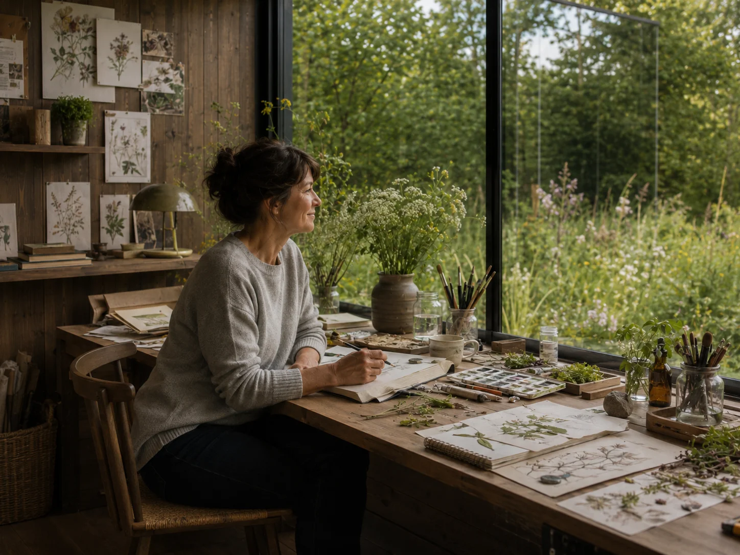 Deze vrouw bouwde een onzichtbaar droomhuis - en de ervaring is verrassend...