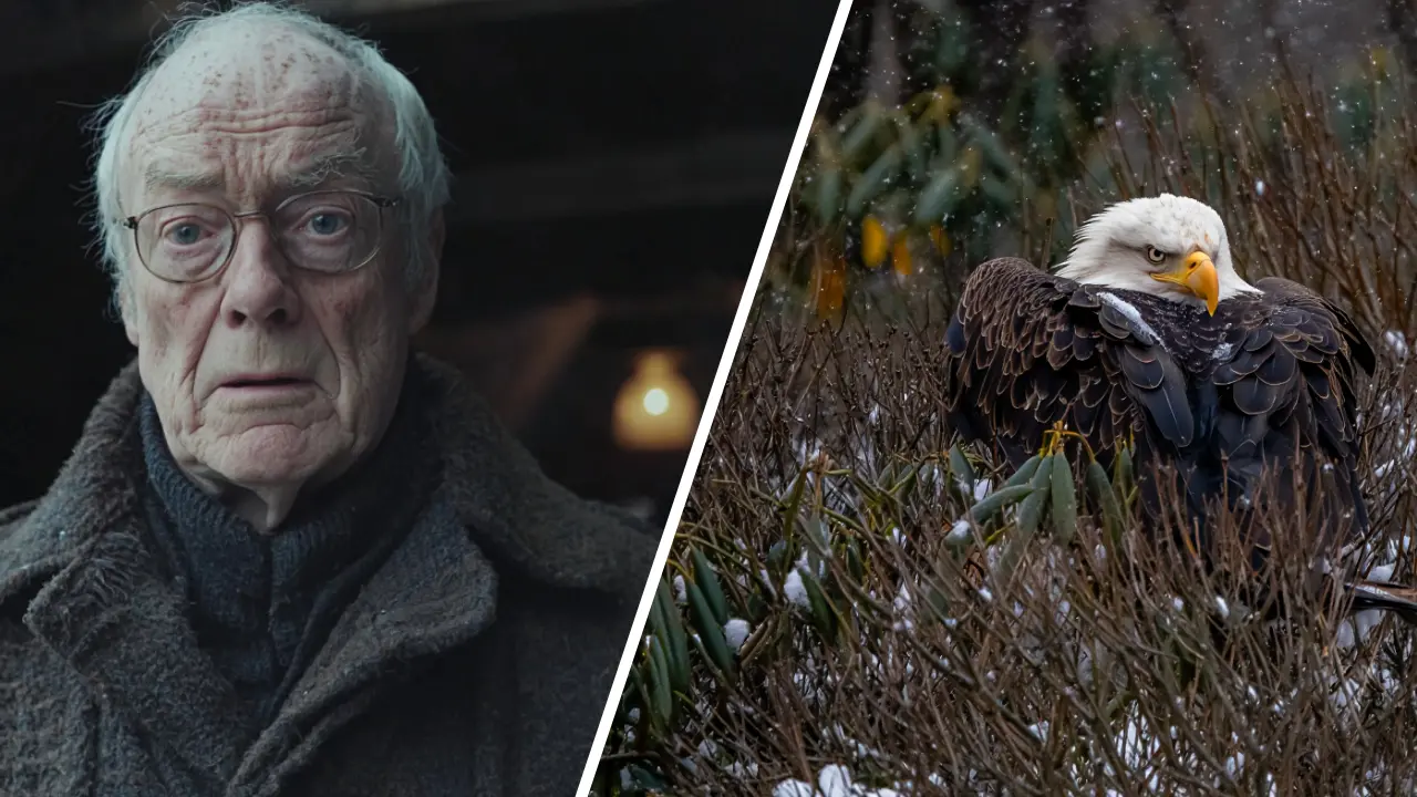 Eagle Found Freezing in the Snow - But What It Was Hiding Under its Belly Will Leave You Stunned!