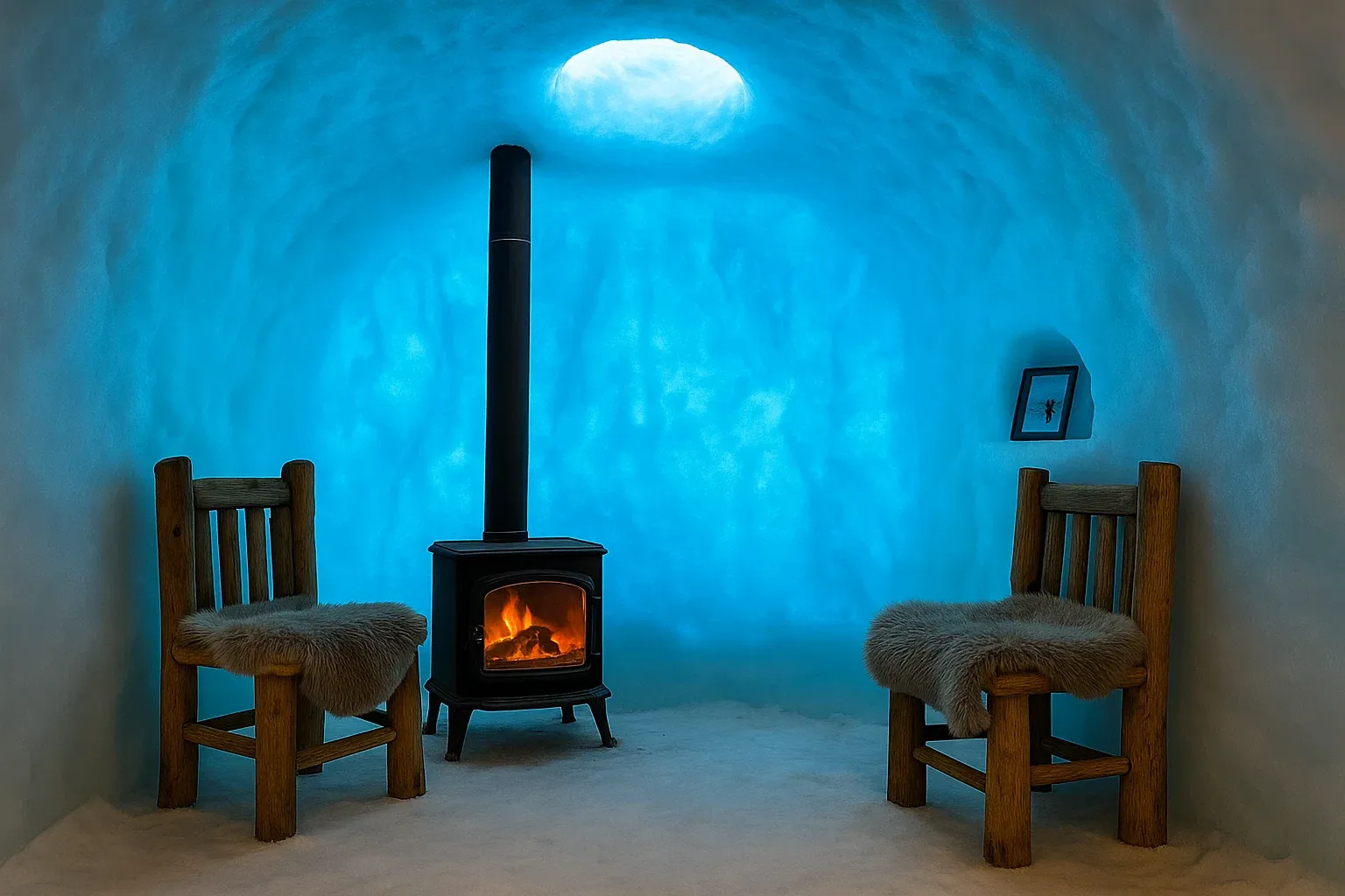 He Built His Dream Home Inside an Iceberg — Take a Peek Inside
